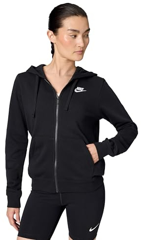 Nike Women's NSW Fleece Hoodie Full Zip Varsity Felpa con Donna