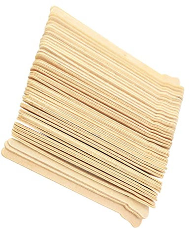 Beavorty 100 Stücke Holz Wachsspatel Einweg Spatel Zum Wachsen Für Haarentfernung Wachsspatel Holzspatel Holzspatel Für Heißwachs Und Streifenwachs