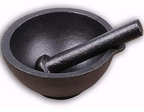 Mortier Mortier En Fonte Ail Pilon Ail Mortier M←nage Ail Pilon pices Vanille Broyeur Concasseur