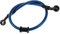 MOCNT 120cm Motorrad Bremsschlauch Motocross Bremsleitung Bremskupplung Ölschlauch Stahl Geflecht Hydraulisch Verstärkter Bremskupplung Leitungrohr Bremse Kupplungsschlauch Blau