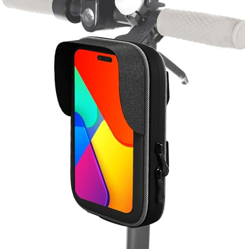 Turnaroundtech Borsa monopattino elettrico Compatibile con telefoni cellulari con schermo fino a 7,5 Design ergonomico e impermeabile Borsa per riporre e accedere rapidamente