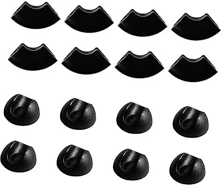 Homoyoyo 16pièces Patins De Protection pour Meubles Couvre Antidérapants pour Chaises Et Tables u Shape Et Ronds pour Protéger Vos Sols Les Rayures Dégâts