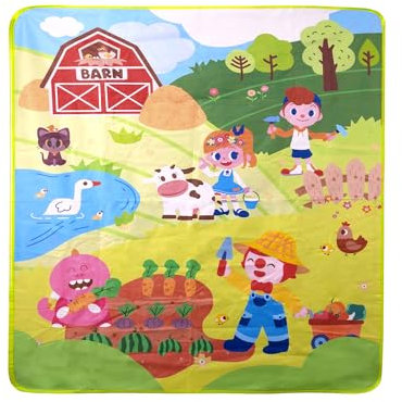 Lisveory Picknickdecke 150x150cm, Stranddecke Wasserdicht Sandfrei Outdoor Decke, für Outdoor, Picknick, Garten, Strand, Camping.