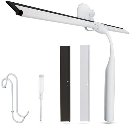 Wunset Superior-Duschabzieher-Auswahl: Mit Abziehern aus Edelstahl, Silikon und Gummi, Wasserabstreifern, Badezimmerutensilien, Abziehern für Duschkabinen (35 cm, Weiß)