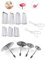 Outils de glaçage pour la fabrication de fleurs avec 7 douilles, 4 clous à fleurs et 2 rehausseurs
