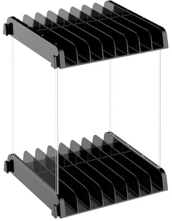 Nicoone Game Storage Tower, Dvd Storage Boxes, Stores 32 Games Blu-Ray Disks, Game Tower Rack for PS5/ PS4/ PS3/ Xbox Series S & X/Xbox One Games