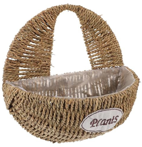 OFFSCH Intrecciato Per Piante Appeso Per Piante Da Interno Fioriera Intrecciata Sospesa Per Balconi e Terrazze Vaso Da Fiori Sospeso Per Esterni e Interni Decorazioni Per Vasi Resistenti