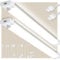 Bellanny Feuchtraumleuchte Röhre Werkstattlampe Bewegungsmelder - 2er Feuchtraumlampe 120cm 40W 4000LM Verknüpfbar Deckenleuchte, 4500K IP65 Wasserfest Wannenleuchte für Küche Garage Keller Bad Büro
