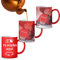 Fresh-KO -Taza Personalizada Magica | Taza Magica | 325ml | Apta para lavavajillas y microondas | Regalos Personalizados | Regalos Originales Para Hombre | Regalo original (Rojo)