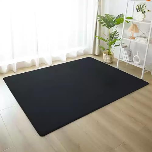 Tehocwiz 140 x 200 cm Schlagzeug Teppich rutschfeste Klavierteppich Schallschutzmatte Professioneller Schlagzeugteppich Drum Teppich Elektronisches Schlagzeug Antivibrationsmatten Trommel Teppiche