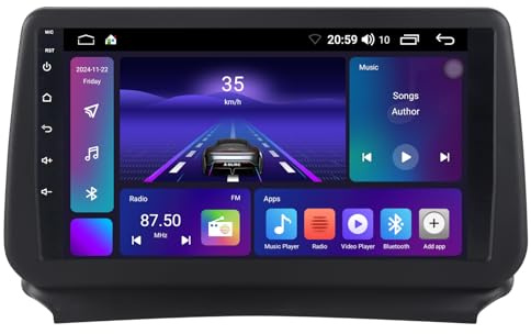 ACAVICA Android 14 Autoradio 2+64GB für Opel Zafira C Tourer 2011-2016 – 9 Zoll Navi Touchscreen mit Wireless CarPlay, Bluetooth 5.0, GPS, WiFi, DSP – CAN-Bus, Rückfahrkamera & Lenkradsteuerung