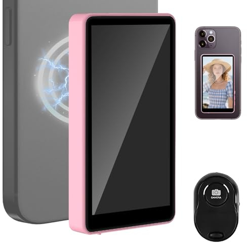 Selfie Monitor - Rückkamera Selfie Monitor für Live Streaming - Tragbare Smartphone Aufnahme Vlogging Fotografie Zubehör für Zuhause Outdoor Indoor Reise Reise
