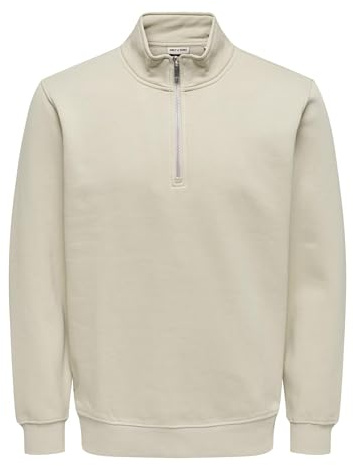 Only & Sons Onsconnor Reg Half Zip Sweat Noos