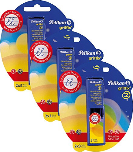 Pelikan Griffix Bleistiftminen HB 6 x 3 Blisterpackung