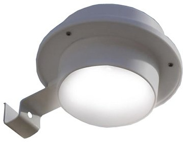 Mauk 1990, Solarlicht, Plastik, Weiß, 12.2 x 6.5 x 24.5 cm