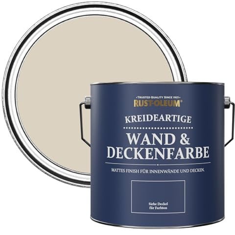 Rust-Oleum Light Brown Wall and Ceiling Paint in a Chalky Matt Finish - Hessian 2.5L