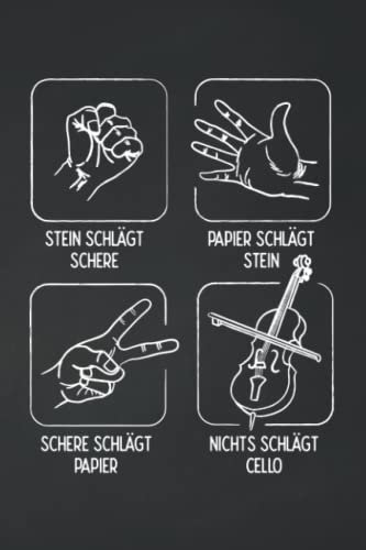 Nichts schlägt Cello: Cello Notizbuch I Für alle Cello Fans I Ideenheft für deine Lieblingsmusik I Festhalten von musikalischen Cello Ideen I Geschenk für Cello Fans