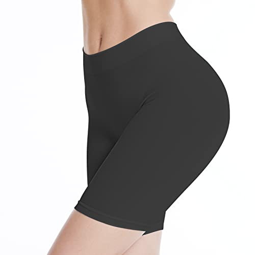 Wiespodex Radlerhose Damen Kurz Hose Unterkleid Rock Anti Scheuern Shorts Leggings Bequem hohe Taille Kurz Shorts Damen Sommer für Yoga, Fitness, Täglich Tragen