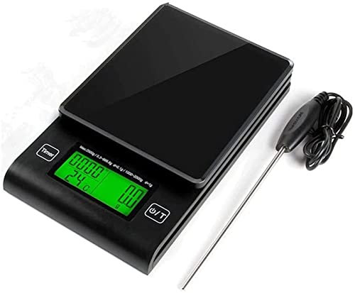 Corsehild Échelle de cuisine numérique alimentaire, mesures à l'échelle multifonction en grammes et oz for la cuisson de cuisson, écailles de café grammes USB rechargeable/batterie double but