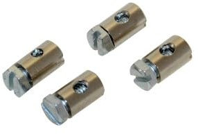 4x Bowdenzug Schraubnippel Klemmnippel 6x9 mm kompatibel mit Puch Hercules Kreidler Zündapp Mofa Moped Mokick