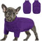 Queenmore Hundepulli Mittelgroße Hunde Wärme Hundepullover Dackel Pullover Hund Strickmantel Mit Zopfmuster Hundepullover Französische Bulldogge Bulldog Chihuahua Katzen Corgi, Lila, M