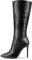 MAGIOPY Donna Spillo Alto High Tacco Heel a Punta Metà polpaccio Cerniera Ufficio Cute 10 CM Heels Stivali Nero 42 EU