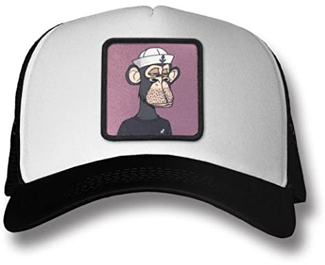 Bored of Directors Offizielles Lizenzprodukt Ape 1017 - Capeton Cap Trucker Cap (Weiß-Schwarz), One Size