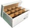 The Perfect Mason Jar Box, Regular Pint. Set of 3 Cardboard Canning Jar Storage & Moving Boxes. Each Box Holds 12 Regular Pint-Size Jars (16 oz), No Tape Required
