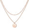 TINGN Kette Mädchen Kette mit Buchstaben Kette Mädchen Geschenke für Mädchen Kette Kette Damen Mädchen Geschenke Buchstaben L Kette Rosegold Schmuck Kinder