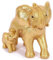 Irayin Elefanten Deko, Elefant Statue Figure, Mama Geschenk, Elefanten Geschenke für Frauen, Dekoration für Wohnzimmer, Büro, Bücherregal, Schlafzimmer - Gold