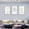 Qpout Feder Boho Bilder Set, Wanddeko Schlafzimmer, 10x8 Zoll Wandbilder ohne Rahmen, Aesthetic Poster & Kunstdrucke, Moderne Bilder Wohnzimmer, Abstrakte Bilder, Boho Wanddekoration Poster