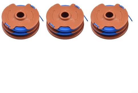 URPIZY 3 Pack Replacement Spool & Twin Line & Spool For TTB820GGT 600w Trimmer Grass Edge Trimmer Accessories