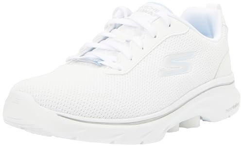 Skechers Damen Go Walk 7 Clear Path, Weißer Textilbesatz, 39 EU