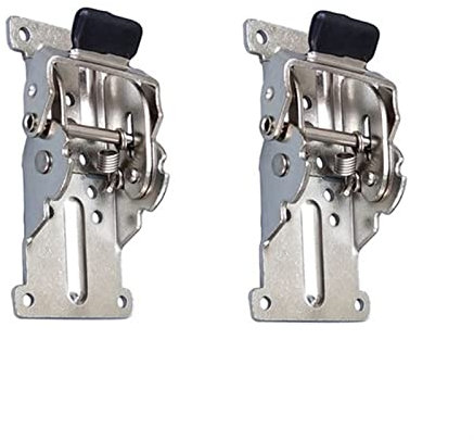 SBTRKT Charnière Pliante autobloquante 0-90-180 degrés, Pliante en Argent, charnière d'armoire de quincaillerie de Meubles 2 pièces