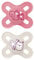 MAM Original Start Succhietto 0-2 Mesi (Set da 2), Ciuccio MAM 0-2 mesi con tettarella ortodontica in silicone, Kit da 2 accessori neonato con porta ciuccio sterilizzatore, Rosa/Neutro