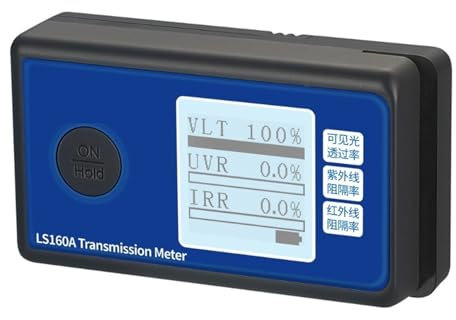 Tönungsmesser, 160A Film Transmission Meter Tint for 1400 nm IR-Durchlässigkeit zum Messen von Film, Filmglas