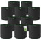 TTL Garden - Lot de 10 sacs de plantation en tissu non tissé - 1 l - Sacs de culture et d'élevage - 300 g/m² - Feutre et tissu non tissé - Hauteur : 12 cm - Diamètre : 10 cm