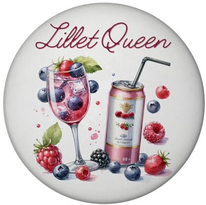 Lillet Queen Magnet rund Wild Berry Getränke Aperitif für Frucht beerig und perfekte Sommergetränke