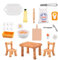 YongSral 28 Piezas Cocina en Miniatura Set, Miniaturas para Casa de Muñecas, Miniatura Casa MuñEcas Accesorios Cocina, Ccesorios para Hornear en Miniatura, 1:12 Accesorios Casa Muñecas