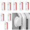 8 Pezzi Gancio Autoadesivo per Bastone 5.3 * 3.1cm Ganci per Tende Senza Bucare,Supporto Bastone Tenda Ganci Tende Senza Forare per Tende a Rullo con Altezza Gola 3,6 cm