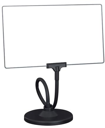 LDLTEGRM Desktop-Leselupe mit Höhenverstellbarem Ständer, Low Vision Aids, Digitale Leselupe, 4-fache Vergrößerung