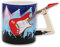 Winkee Rocks - Rock Taza I Taza de café con asa de guitarra I aprox. 400 ml I Taza Rock para tu café y té
