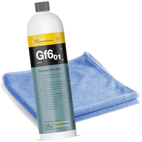 ChimpTools - Koch Chemie Gf6.01 Gelcoat Fine Cut Bootspolitur | Feine Schleifpolitur für mittel verwitterte Oberflächen - Gelcoatpolitur - Yachtenpolitur - GFK Glanzpolitur - Marine Politur 1L