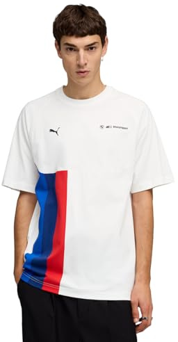 PUMA Herren BMW M Motorsport PUMATECH-X Relaxed T-Shirt L, White