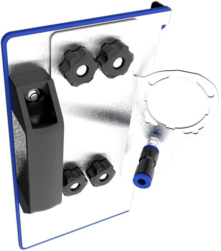 Stainless Steel 45° Tile Chamfering Guide for 100-Type Grinders Adjustable Rails for Precise Edges Angle Grinder Chamfer Tool