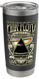 Pink Floyd 1973 Dark Side of The Moon Tour Stainless Steel Insulated Tumbler