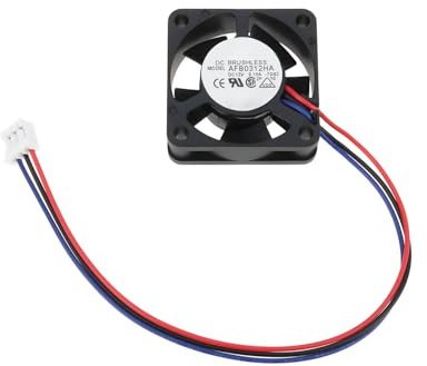 ECSiNG Ventilador de Refrigeración AFB0312HA de 12 V 0,15 A 30 X 30 X 10 Mm 3010 CC Señal de Velocidad de 3 Pines Silencioso de Repuesto