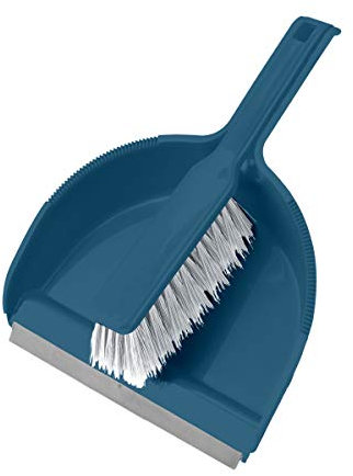 1001KDO POUR LA MAISON Pelle et balayette Bleu Paon
