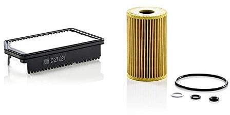 Original MANN-FILTER C 27 021 - Luftfilter - Für PKW & HU 7001 x - Ölfilter mit Dichtung/Dichtungssatz - für PKW