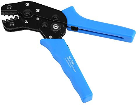 LeKu SN-28B Abisolierzange Crimpzange, Crimpzange für JST-SM & Dupont, Einstellbarer Pin Kabelschuhe, Kohlenstoffstahl Buchsenklemme